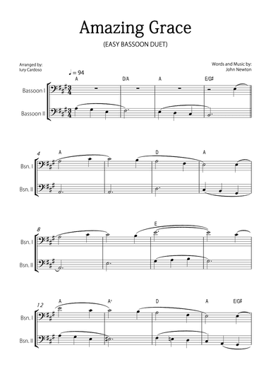 Amazing Grace (arr. Iury Cardoso)