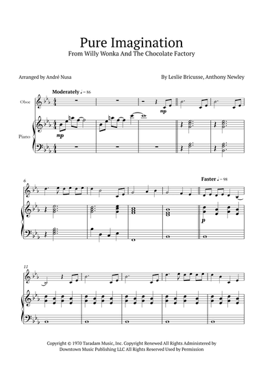 Pure Imagination (arr. André Nusa)