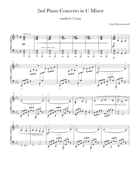 Piano Concerto No. 2 in C minor (first movement) (arr. Thomas Ling SC)