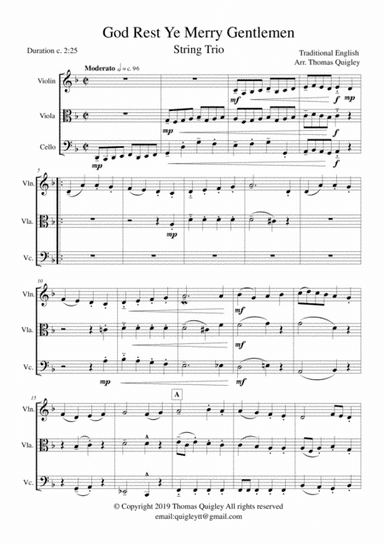 God Rest Ye Merry Gentlemen (arr. Thomas Quigley)