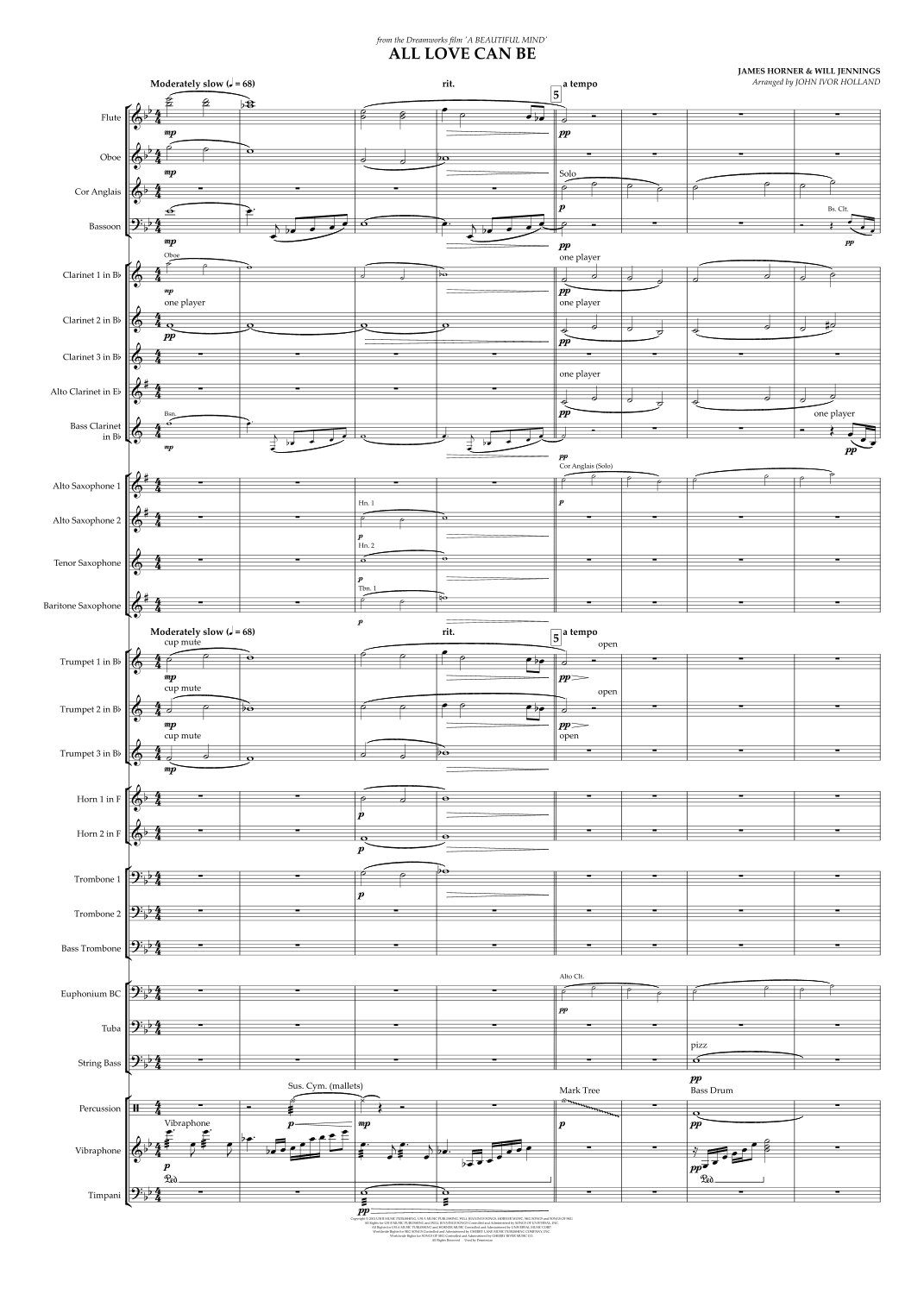 All Love Can Be (arr. John Ivor Holland)