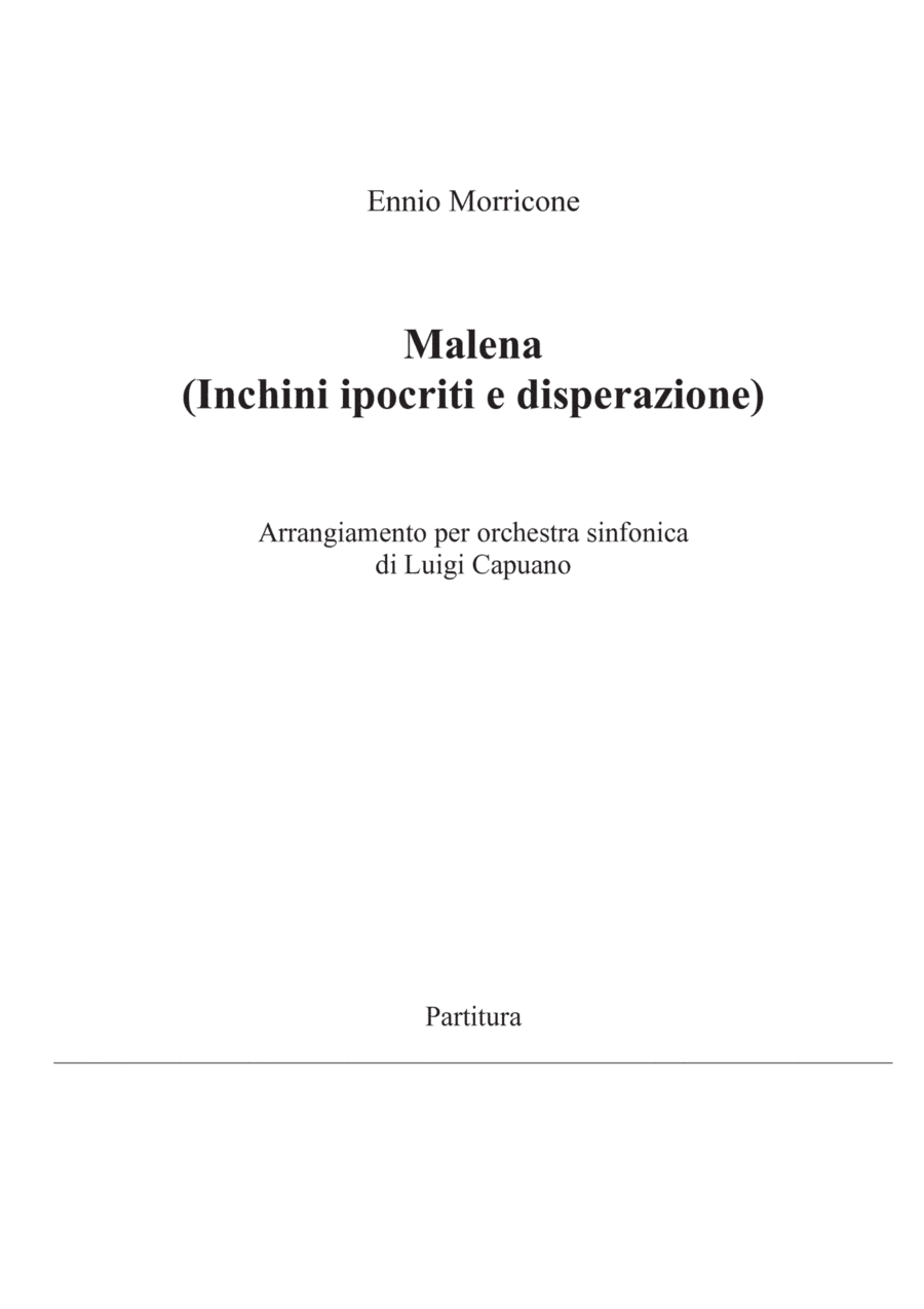 Inchini Ipocriti E Disperazione (arr. Luigi Capuano)