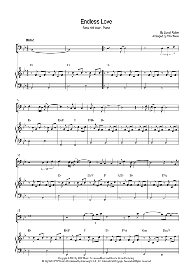 Endless Love (arr. Vitor Melo)
