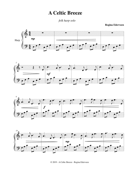 A Celtic Breeze - folk harp solo