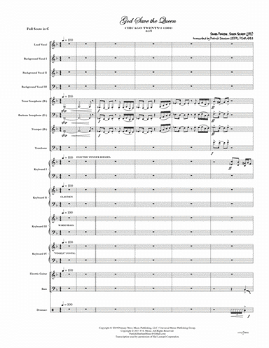God Save The Queen (arr. Patrick Sheehan)