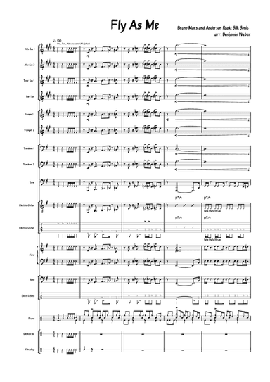 Fly As Me (arr. Benjamin David Weber)