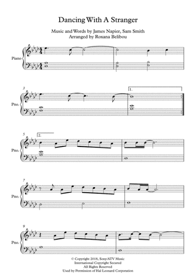 Dancing With A Stranger (arr. Roxana Belibou)