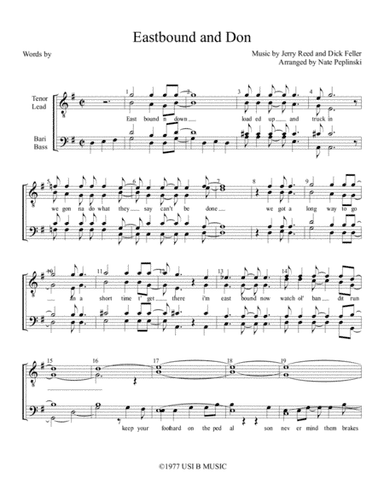 East Bound And Down (arr. Nate Peplinski)