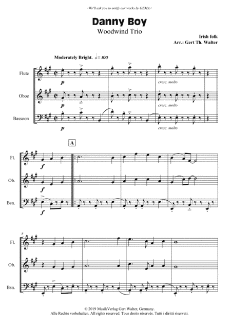 Danny Boy (arr. Gert Th. Walter)
