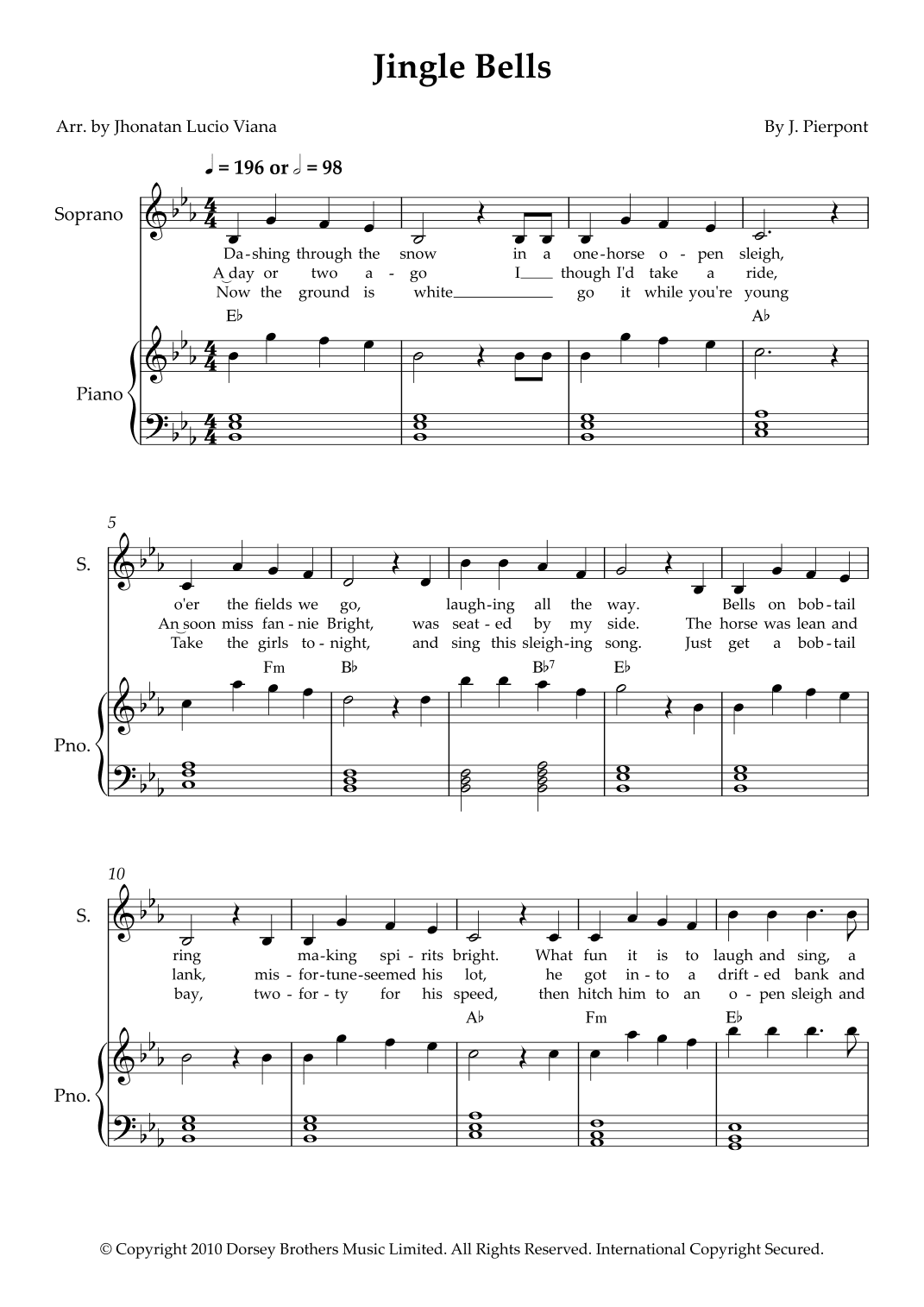 Jingle Bells (arr. Jhonatan Lucio Viana)