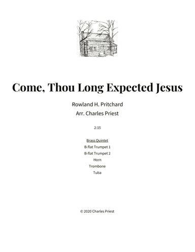 Come, Thou Long Expected Jesus (arr. Charles Priest)