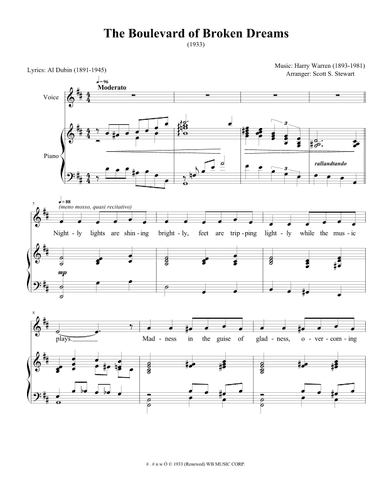 The Boulevard Of Broken Dreams (arr. Scott S. Stewart)