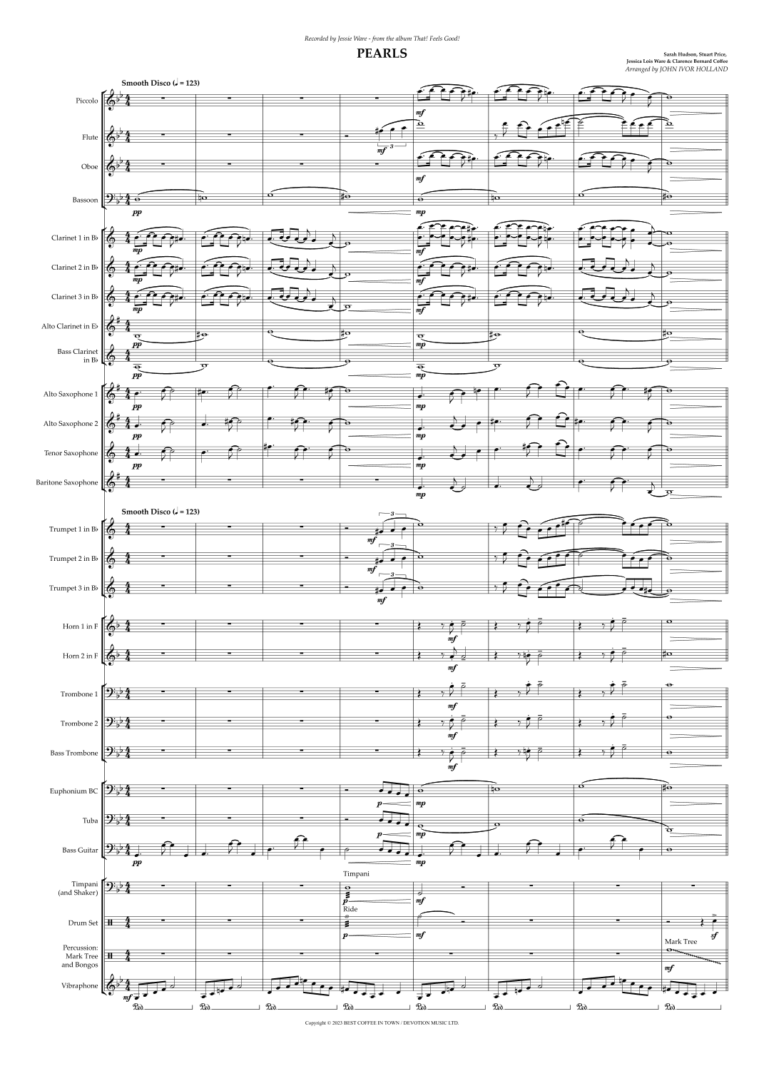 Pearls (arr. John Ivor Holland)