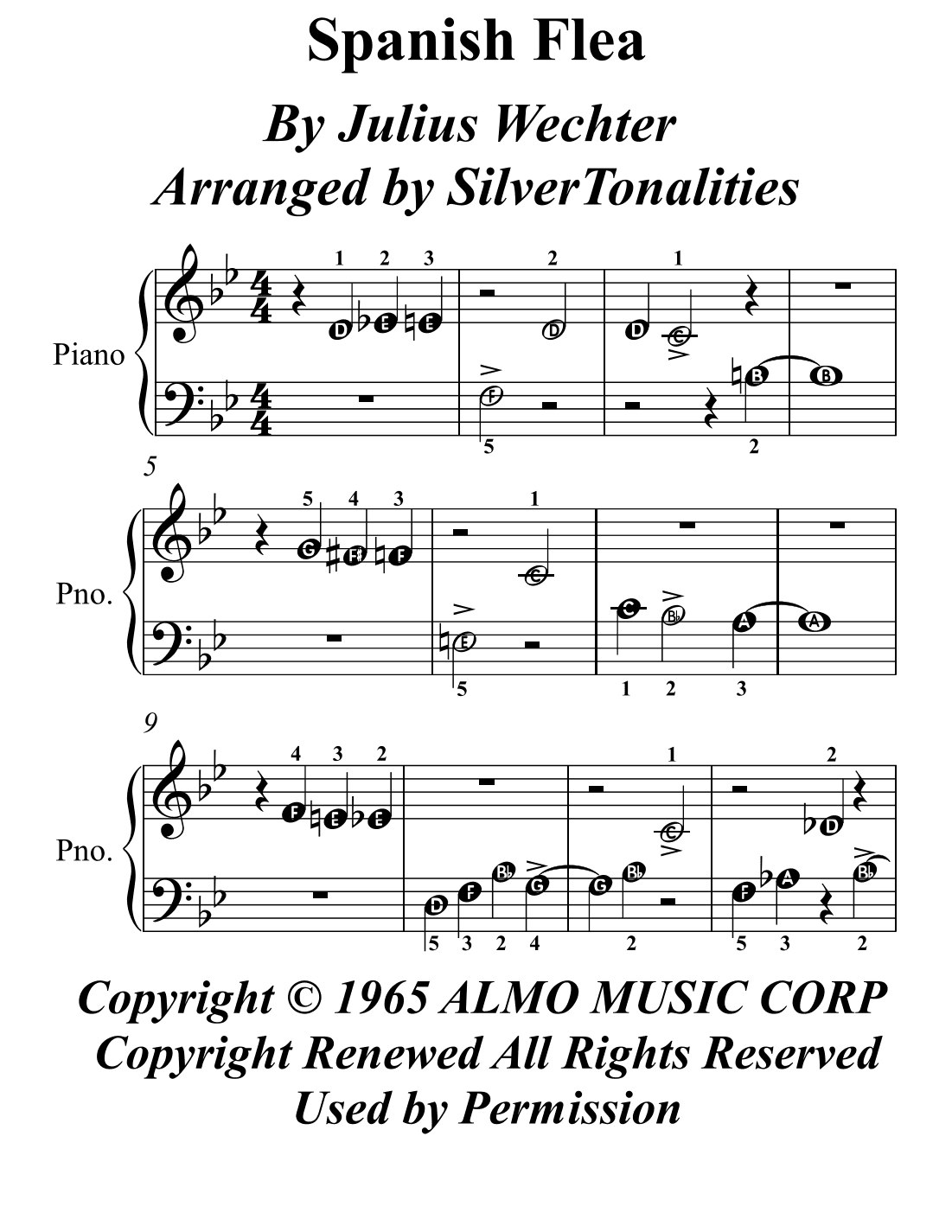 Spanish Flea (arr. SilverTonalities)