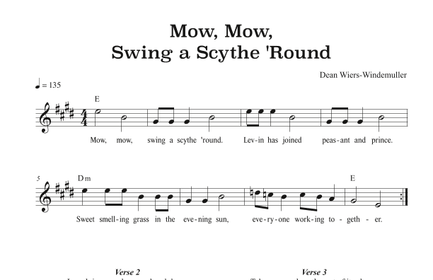 Mow, Mow, Swing a Scythe 'Round