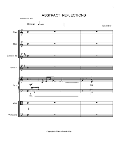 Abstract Reflections
