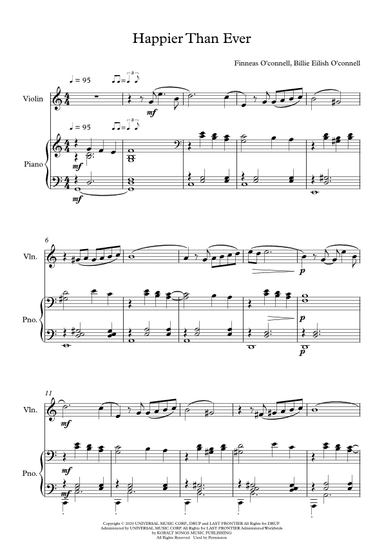 Happier Than Ever (arr. Matheus Sampaio)