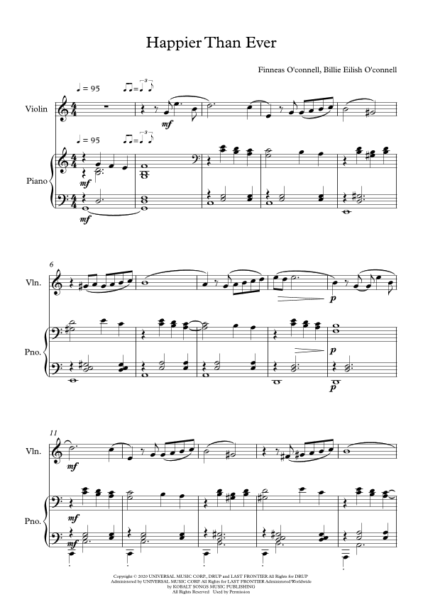 Happier Than Ever (arr. Matheus Sampaio)
