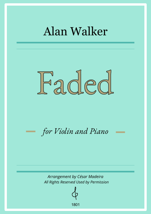 Faded (arr. César Madeira)