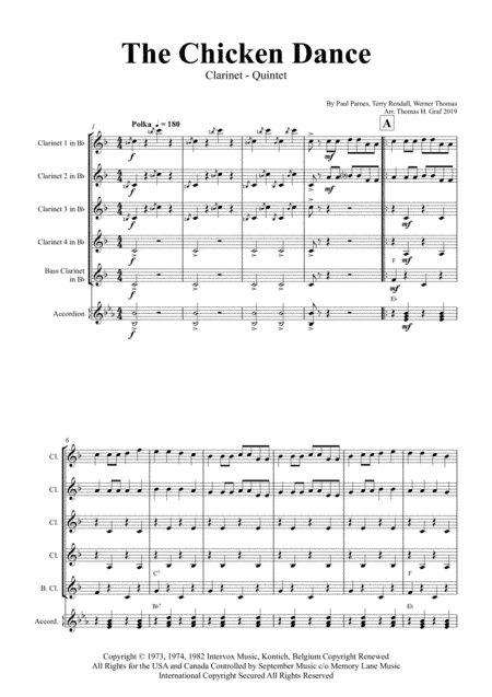 The Chicken Dance (arr. Thomas H. Graf)