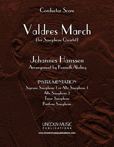 Valdres March (for Saxophone Quartet SATB or AATB) (arr. Kenneth Abeling)