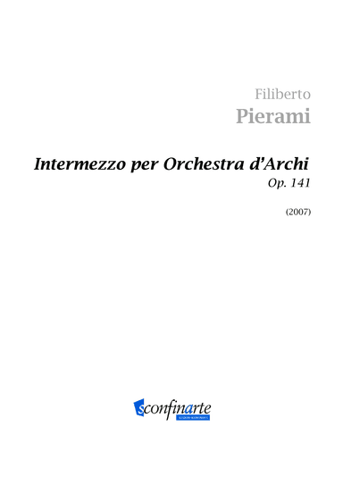 Filiberto Pierami: INTERMEZZO Op.141 (ES-21-095) - Score Only