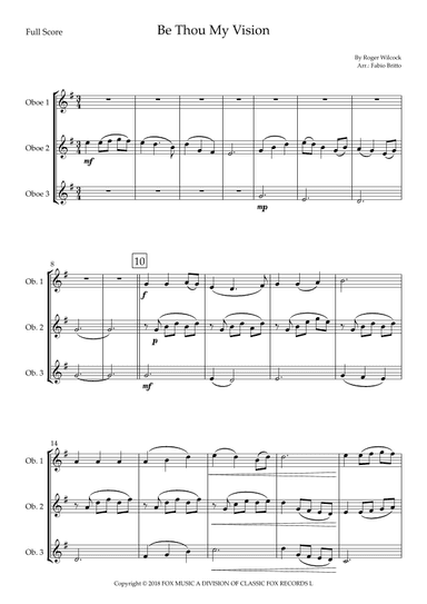 Be Thou My Vision (arr. Fabio Britto)