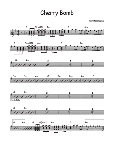 Cherry Bomb (arr. David M Fagnant)