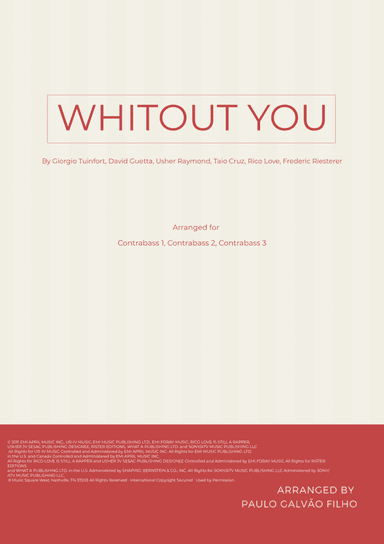 Without You (arr. Paulo Galvao Filho)
