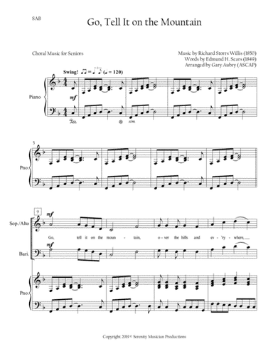 Go, Tell It on the Mountain (arr. Gary Aubry)