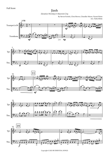 Jireh (arr. Fabio Britto)