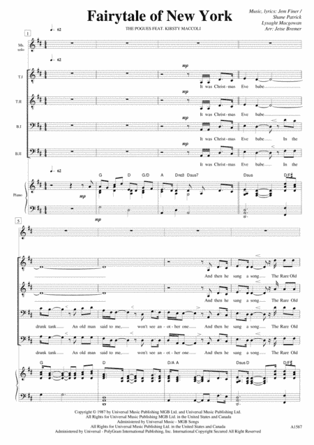 Fairytale Of New York (arr. Jetse Bremer)