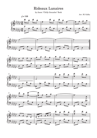 Rideaux Lunaires (arr. Magdalena Galka)