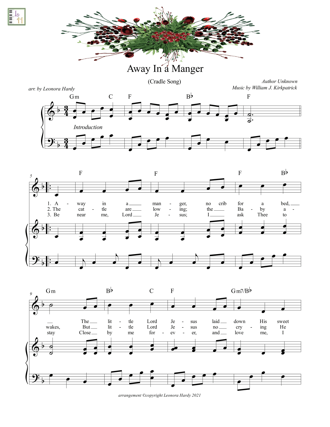 Away In a Manger (Cradle Song) (arr. Leonora Hardy)