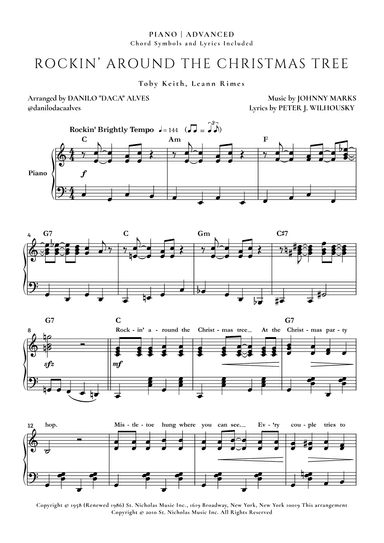 Rockin' Around The Christmas Tree (arr. Danilo "Daca" Alves)