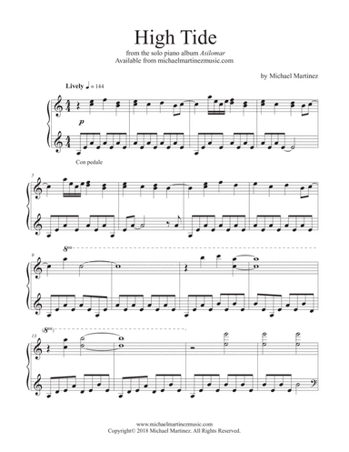 High Tide - original piano solo (New Age)
