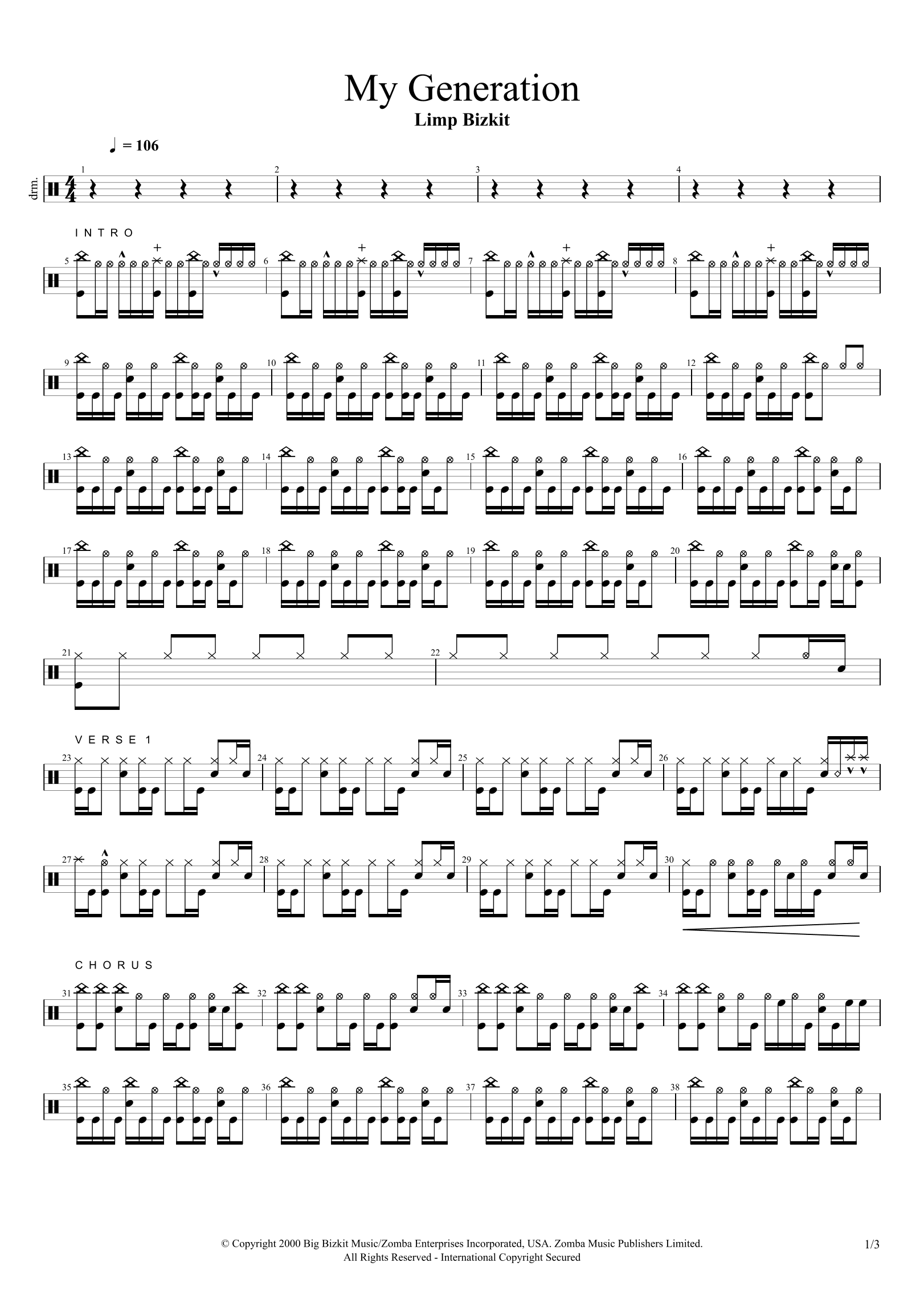 My Generation (arr. Cyril Mayer)