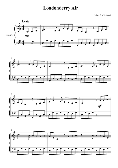 Londonderry Air (arr. Passoni Music)