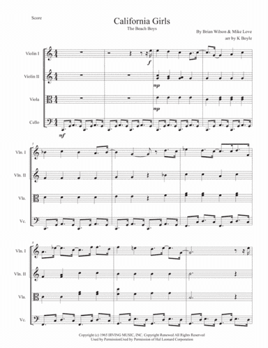 California Girls (arr. Karlie Boyle)