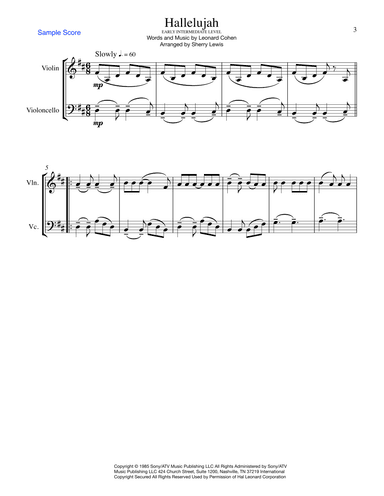 Hallelujah (arr. Sherry Lewis)