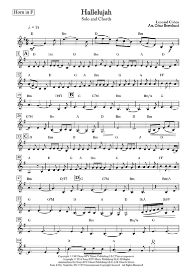 Hallelujah (arr. ACT Bortolucci)