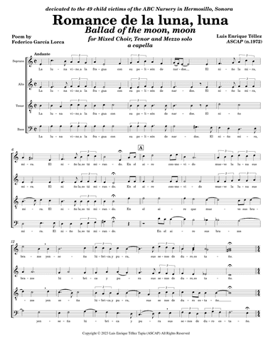 Romance de la luna, luna (Ballad of the moon, moon)