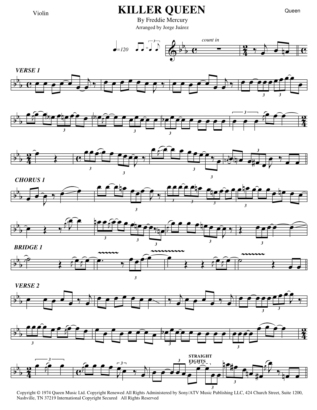 Killer Queen (arr. Jorge Juárez)