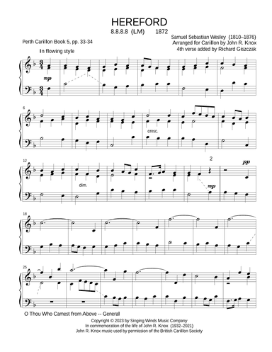 HEREFORD (arr. John R. Knox & Richard Giszczak)