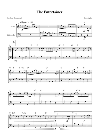 The Entertainer (arr. Tom Drummond)
