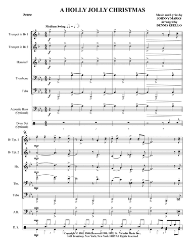 A Holly Jolly Christmas (arr. Dennis Ruello)
