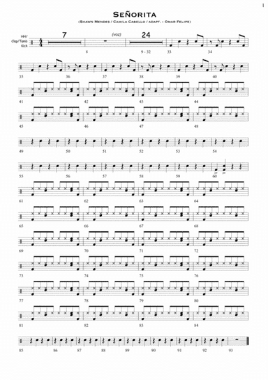 Senorita (arr. Omar Felipe (Spanish guitarist))