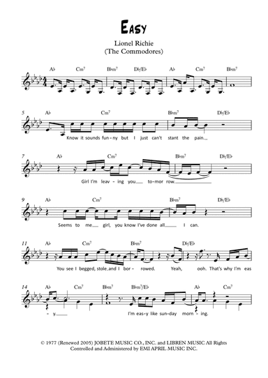 Easy (arr. Greg Eaton)