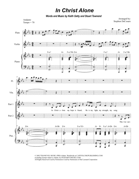 In Christ Alone (arr. Stephen DeCesare)