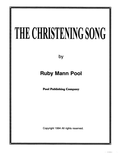 The Christening Song